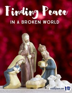 Finding Peace in a Broken World Click on image to go to the Christmas blog post Finding Peace in a Broken World