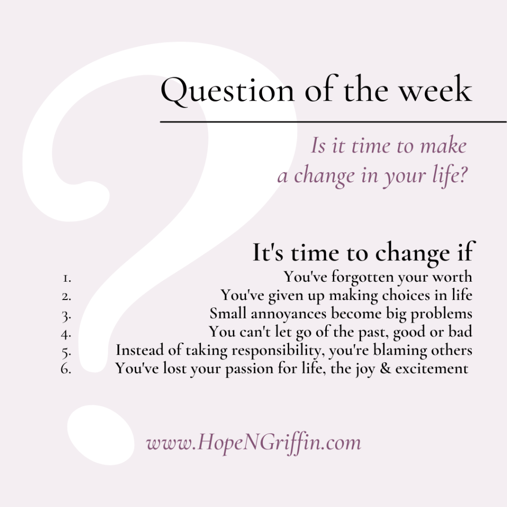 6 signs you should make a change