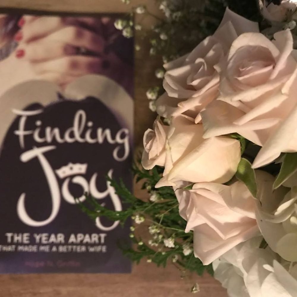 Finding Joy with white roses